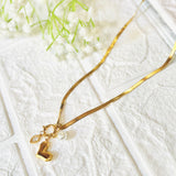 Salve 3 Interchangeable Charm Gold-Toned Necklace