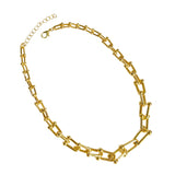 Salve Chunky Chain Link Gold Necklace