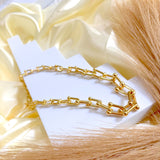 Salve Chunky Chain Link Gold Necklace