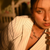 Salve Chunky Chain Link Gold Necklace