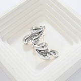 Salve Silver-Toned Teardrop Earrings