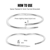 Salve Silver Anti-Tarnish Nail Bracelet