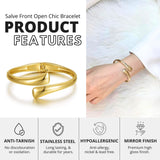Salve Contemporary Free-Size Bracelet Cuff for Women