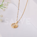 Salve Guardian Angel Golden Pendant