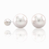 Salve 2 in 1 Double Pearl Stud Jacket Earrings