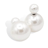 Salve 2 in 1 Double Pearl Stud Jacket Earrings