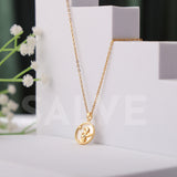 Salve Guardian Angel Golden Pendant