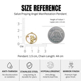 Salve Guardian Angel Golden Pendant