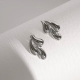 Salve Silver-Toned Teardrop Earrings