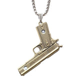 Salve Men Beretta 92F Gun Pendant