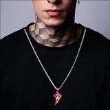 Salve Men Red Sneaker Pendant