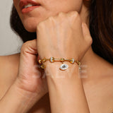 Salve Evil Eye Charm Magnetic Bracelet