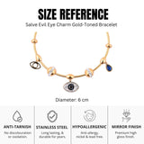 Salve Evil Eye Charm Magnetic Bracelet