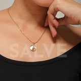 Salve Guardian Angel Golden Pendant