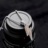 Salve Men Iced Out Spark Pendant