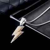 Salve Men Iced Out Spark Pendant