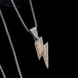 Salve Men Iced Out Spark Pendant
