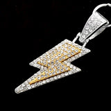 Salve Men Iced Out Spark Pendant