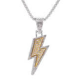 Salve Men Iced Out Spark Pendant