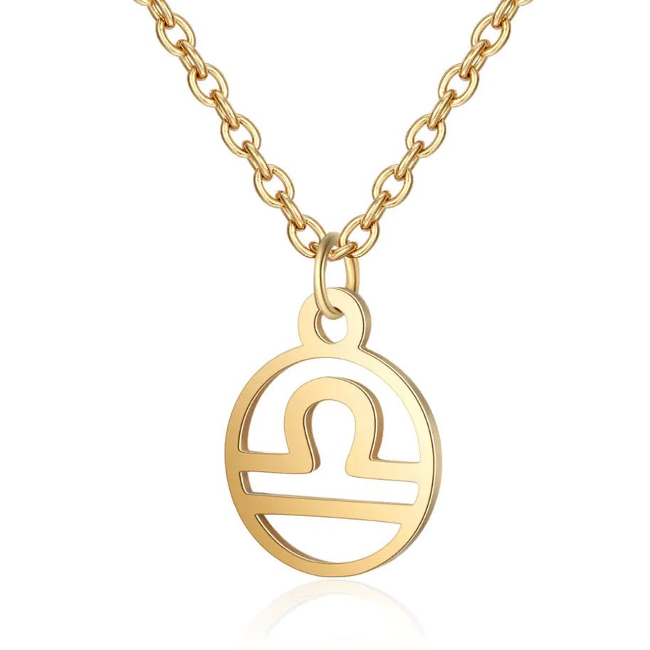 Salve Zodiac Sign Libra Pendant Necklace