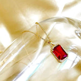 Salve Romantic ‘Scarlet’ Red Anti-Tarnish Pendant
