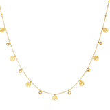 Salve Tree of Life Gold Charm Necklace