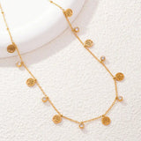 Salve Tree of Life Gold Charm Necklace