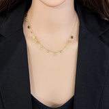 Salve Tree of Life Gold Charm Necklace