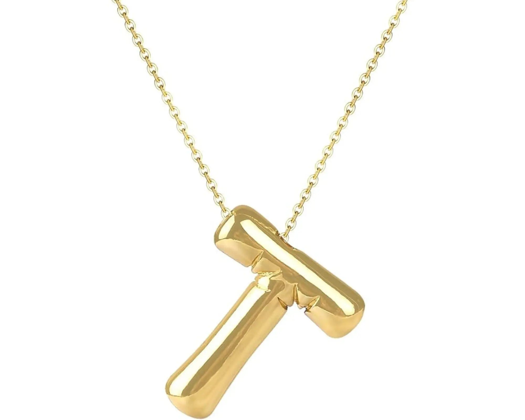 Salve 'T' Initial Bubble Pendant - Salve