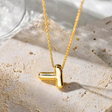 Salve 'T' Initial Bubble Pendant