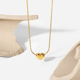 Salve Dainty Heart Pendant Necklace for Women