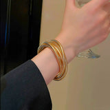 Salve Magnetic 2 in 1 Chunky Gold Bracelet