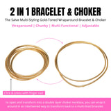 Salve Magnetic 2 in 1 Chunky Gold Bracelet