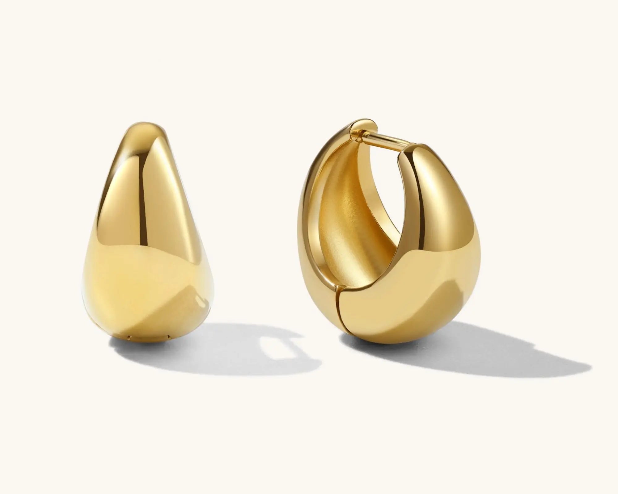 Salve Classic Round Huggie Hoop Earrings - Salve