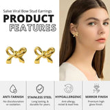 Salve Bow-tiful Bow Stud Earrings