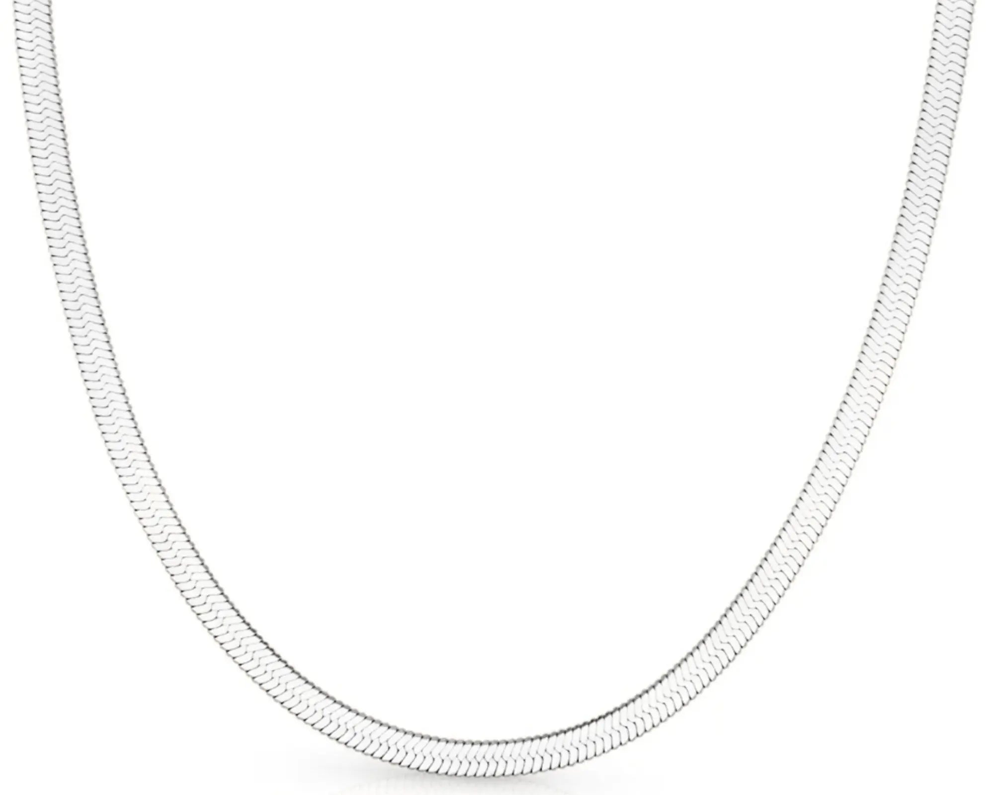 Salve Anti-Tarnish Silver Snake Chain Necklace - Salve