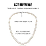 Salve Classic Faux Pearl Necklace for Women