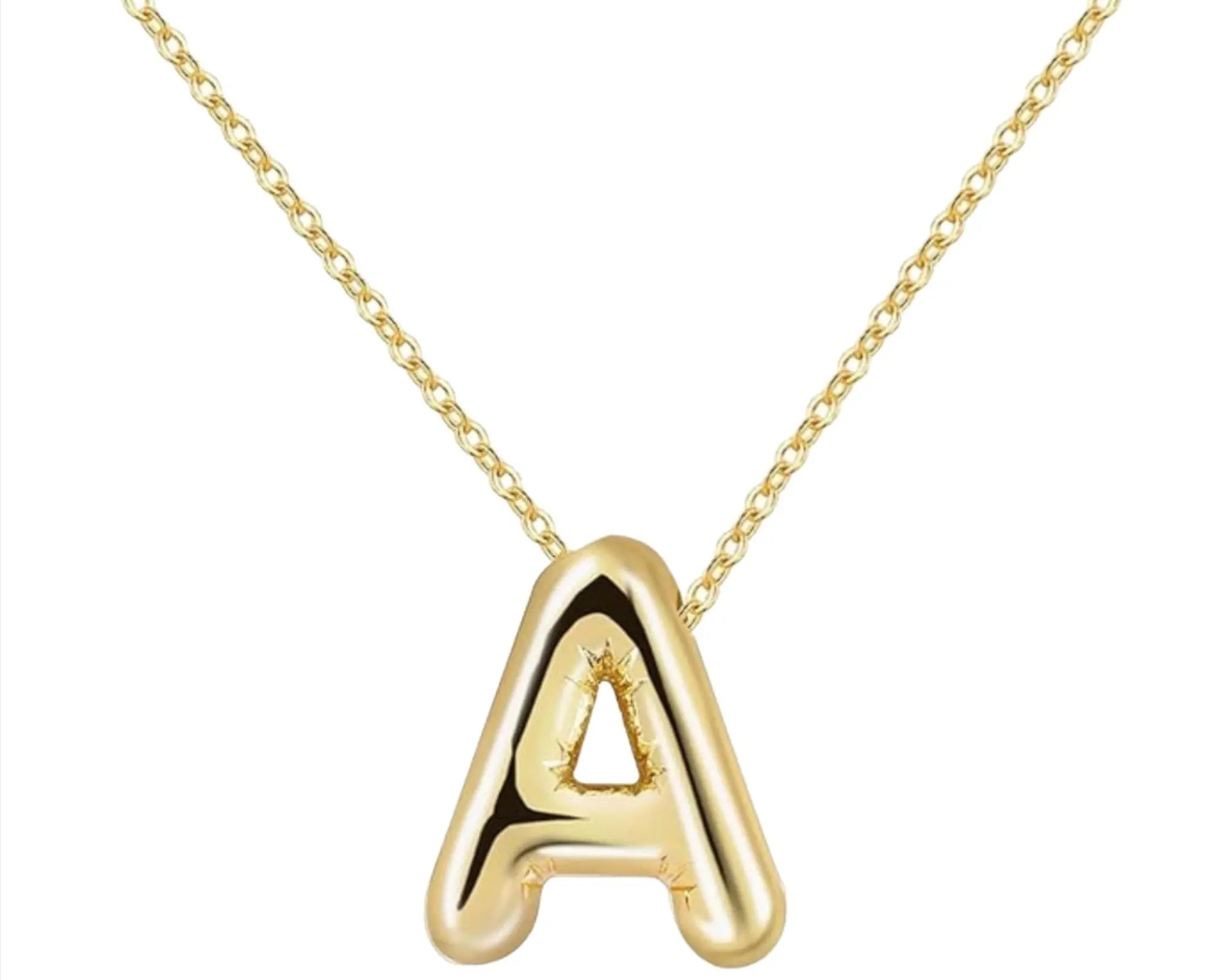 Salve 'A' Personalised Customised Initial Pendant - Salve