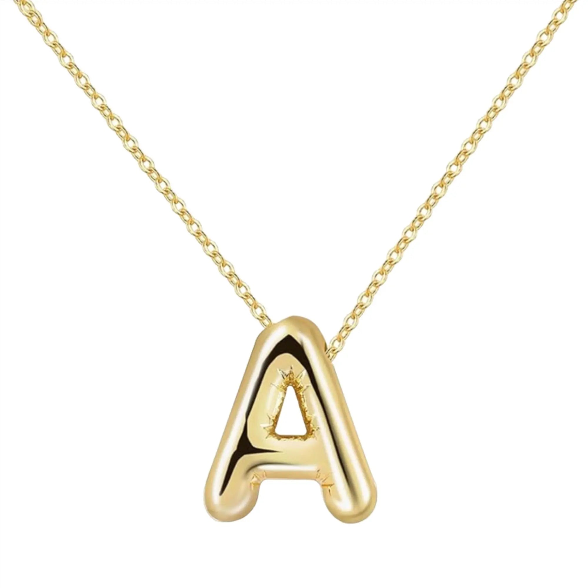 Salve 'A' Personalised Customised Initial Pendant - Salve