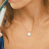 Salve Van Cleef Inspired Clover Pendant Necklace