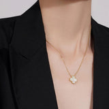 Salve Van Cleef Inspired Clover Pendant Necklace