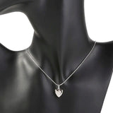 Salve Anti-Tarnish Silver Heart Pendant Necklace