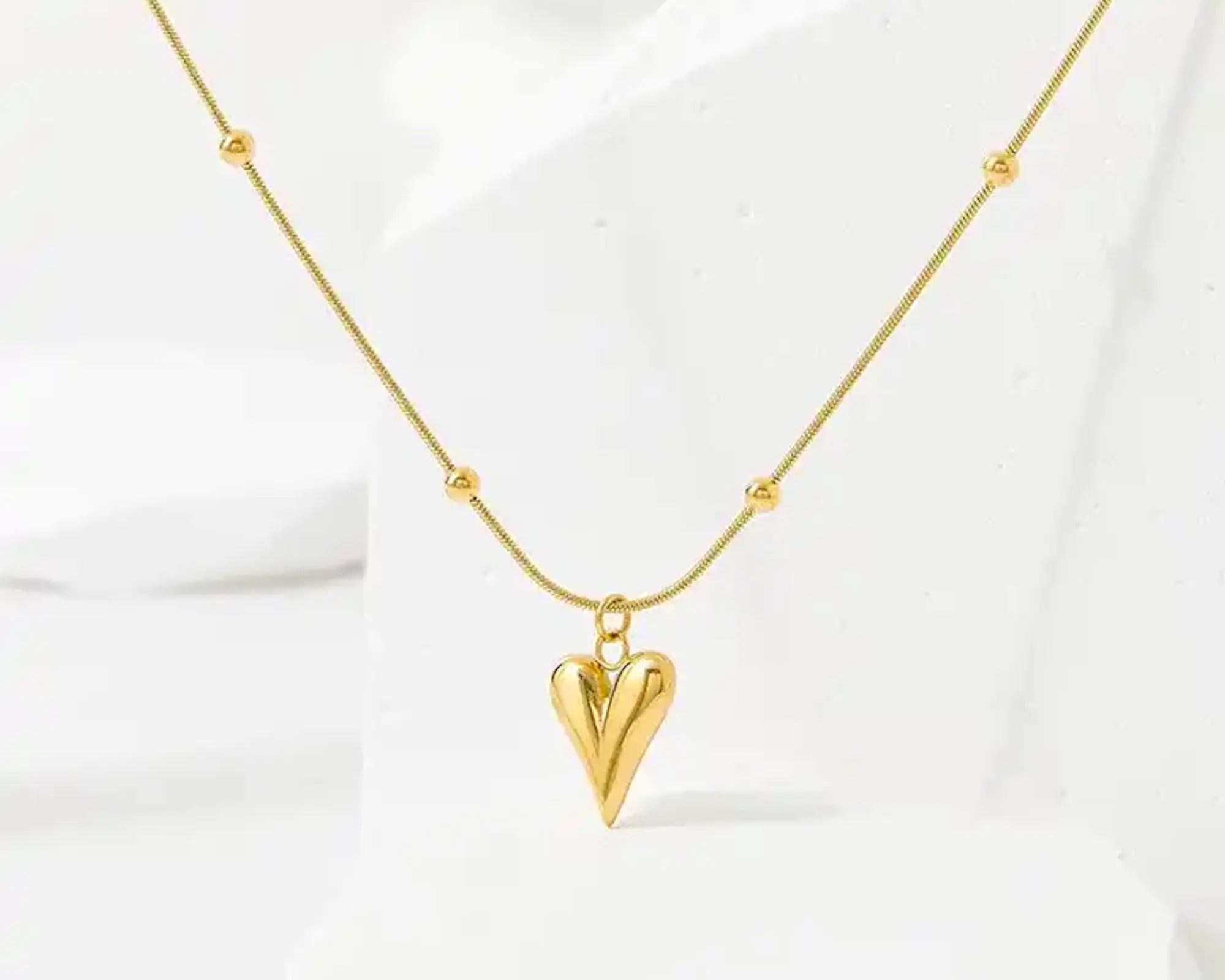 Salve ‘My Heart’ Anti-Tarnish Pendant Charm with Chain - Salve