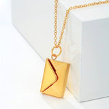 Salve 'Love You' Secret Message Envelope Pendant