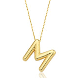 Salve 'M' Initial Letter Pendant for Women