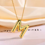 Salve 'M' Initial Letter Pendant for Women