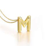 Salve 'M' Initial Letter Pendant for Women