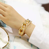 Salve Chunky Link Anti-Tarnish Gold Bracelet