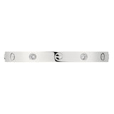 Salve Silver-Toned Love Band Bracelet for Women