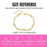Salve Multistrand Gold Bracelet